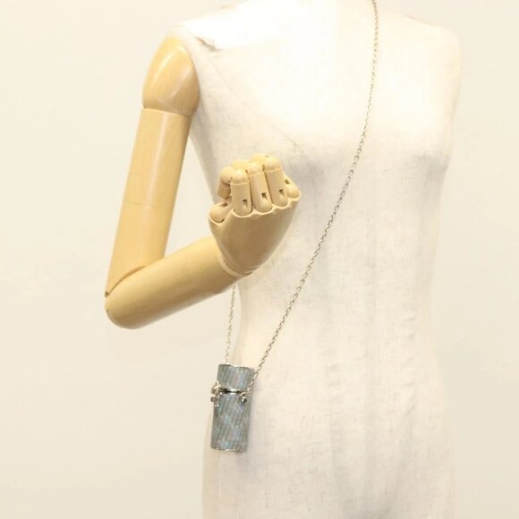 LOUIS VUITTON Monogram LV Pop Chain Lipstick Case Blue MP2536 LV Auth 136322 - Picture 3 of 16